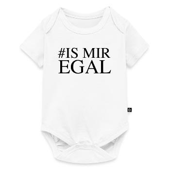 # is mir egal - Baby Premium Kurzarmbody - Weiß - Vorne