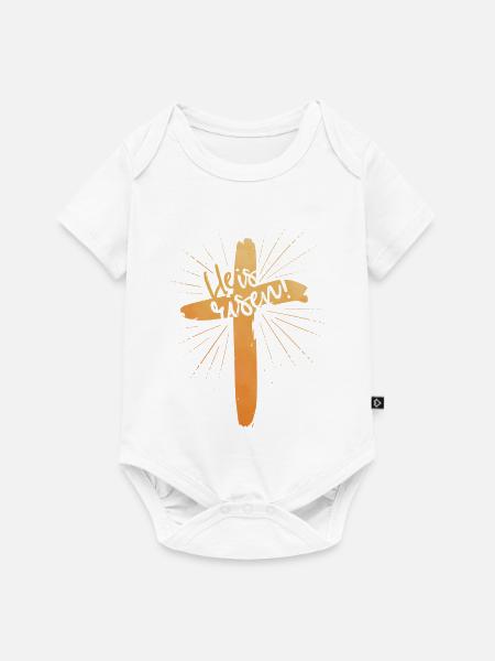 He is risen - Baby Premium Kurzarmbody - Weiß