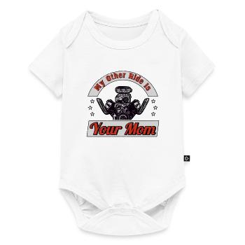 Muscel Car V8 Turbocharger Tuning Racing Car - Baby Premium short-sleeve bodysuit - white - Front