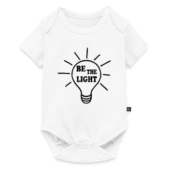 Be the light - Baby Premium short-sleeve bodysuit - white - Front
