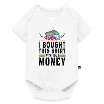 Casino Gambling Slot Machine Card Game - Baby Premium short-sleeve bodysuit - white - Front