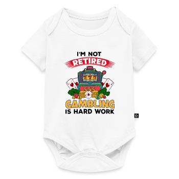 Casino Gambling Slot Machine Card Game - Baby Premium short-sleeve bodysuit - white - Front
