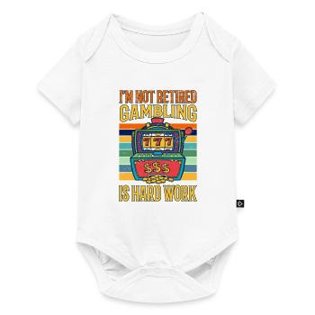 Casino Gambling Slot Machine Card Game - Baby Premium short-sleeve bodysuit - white - Front