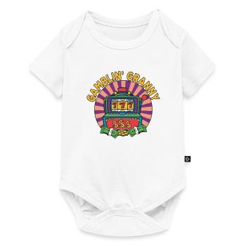 Casino Gambling Slot Machine Card Game - Baby Premium short-sleeve bodysuit - white - Front