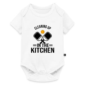 Pickleball Retro Love Dinking Pickleball Player - Baby Premium short-sleeve bodysuit - white - Front