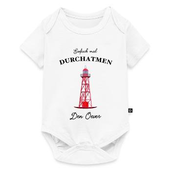 Leuchtturm Den Oever, Niederlande - Baby Premium Kurzarmbody - Weiß - Vorne