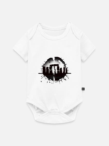 Stonehenge - Baby Premium Kurzarmbody - Weiß