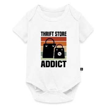 Secondhand Shop Secondhand Eco Hipster Used - Baby Premium short-sleeve bodysuit - white - Front