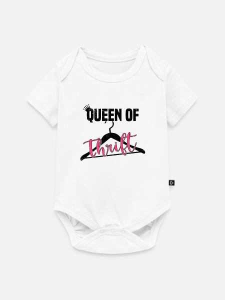 Secondhandladen Secondhand Öko Hipster Gebraucht - Baby Premium Kurzarmbody - Weiß