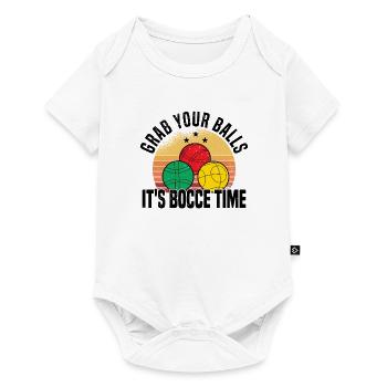 Boccia Petanque Boule Boccia Player Lyonnais - Baby Premium short-sleeve bodysuit - white - Front