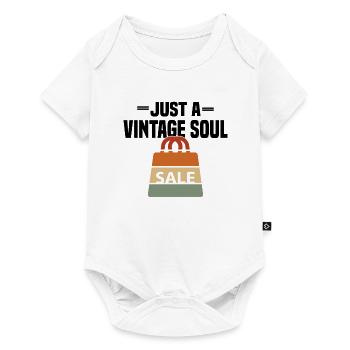 Secondhand Shop Secondhand Eco Hipster Used - Baby Premium short-sleeve bodysuit - white - Front