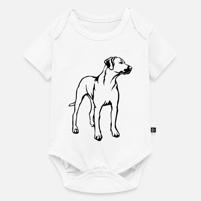 Rhodesian Ridgeback - Baby Premium Kurzarmbody - Weiß