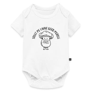 Cueilleur de champignons Chasseurs de champignons Amateurs de champignons Champignons Ferme de champignons - Body à manches courtes Premium Bébé - blanc - Devant