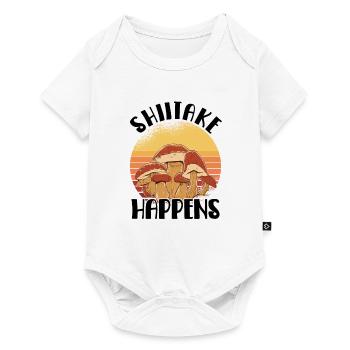 Cueilleur de champignons Chasseurs de champignons Amateurs de champignons Champignons Ferme de champignons - Body à manches courtes Premium Bébé - blanc - Devant