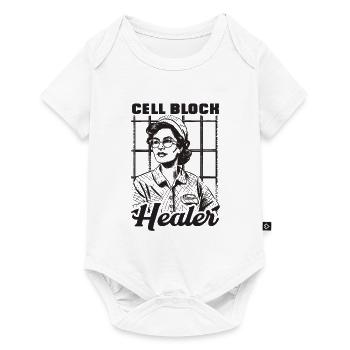 Infirmière correctionnelle guérisseuse de bloc cellulaire - Body à manches courtes Premium Bébé - blanc - Devant