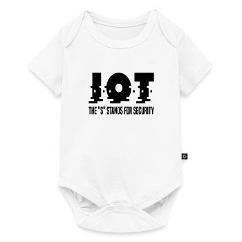 Internet Of Things IOT Programmierer Admin IT - Baby Premium Kurzarmbody - Weiß - Vorne