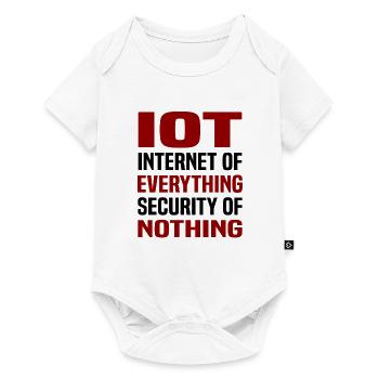 Internet Of Things IOT Programmierer Admin IT - Baby Premium Kurzarmbody - Weiß - Vorne
