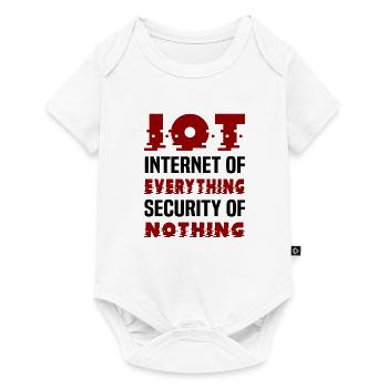 Internet Of Things IOT Programmierer Admin IT - Baby Premium Kurzarmbody - Weiß - Vorne