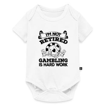 Casino Gambling Slot Machine Card Game - Baby Premium short-sleeve bodysuit - white - Front