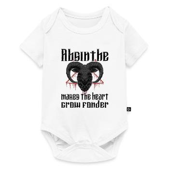 Satan Beelzebub Devil Gothic Pentagram Mystical - Baby Premium short-sleeve bodysuit - white - Front