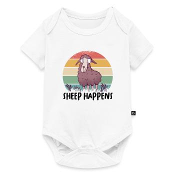 Farmer Farmer Lamb Farmer Farm Country Egg Sheep - Baby Premium short-sleeve bodysuit - white - Front