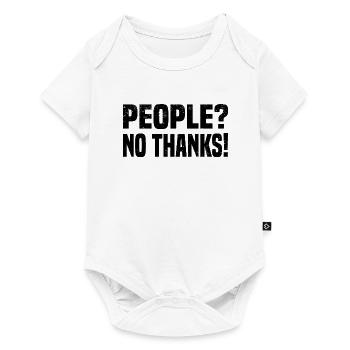 Misanthrope Antisocial Introvert - Baby Premium short-sleeve bodysuit - white - Front