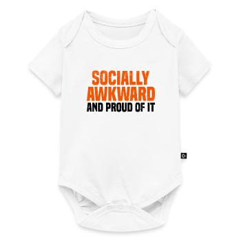 Misanthrope Antisocial Introvert - Baby Premium short-sleeve bodysuit - white - Front