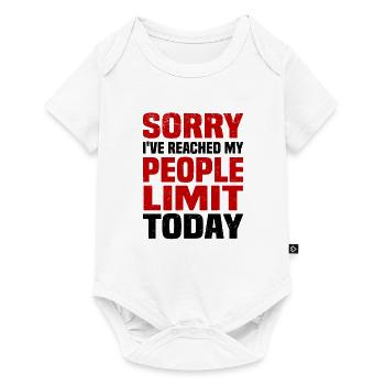 Misanthrope Antisocial Introvert - Baby Premium short-sleeve bodysuit - white - Front