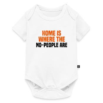 Misanthrope Antisocial Introvert - Baby Premium short-sleeve bodysuit - white - Front