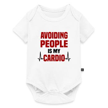 Misanthrope Antisocial Introvert - Baby Premium short-sleeve bodysuit - white - Front