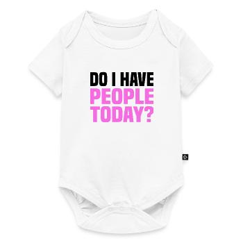 Misanthrop Menschenhasser Asozial Introvertiert - Baby Premium Kurzarmbody - Weiß - Vorne