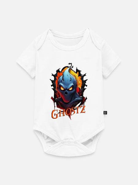 Ghostz – Dark Wraith - Baby Premium Kurzarmbody - Weiß