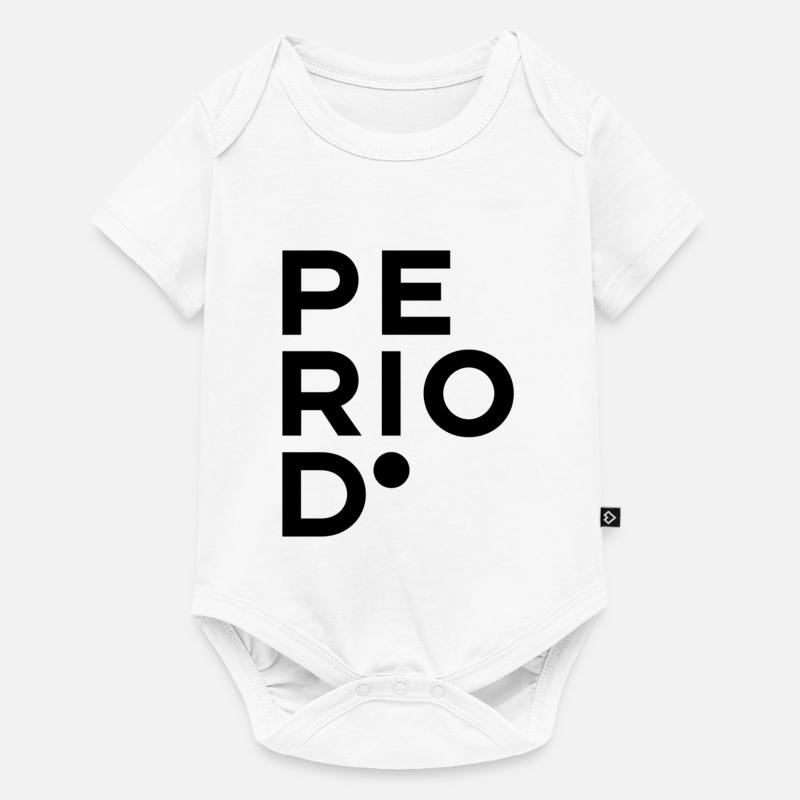 PÉRIODE. - Body à manches courtes Premium Bébé - blanc