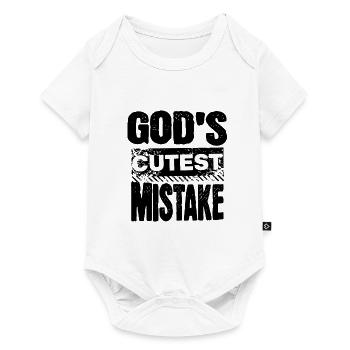 God's Sweetest Mistake – Embrace The Quirk - Baby Premium short-sleeve bodysuit - white - Front