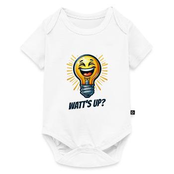 Des watts élevés ? - Sourire pétillant - Body à manches courtes Premium Bébé - blanc - Devant