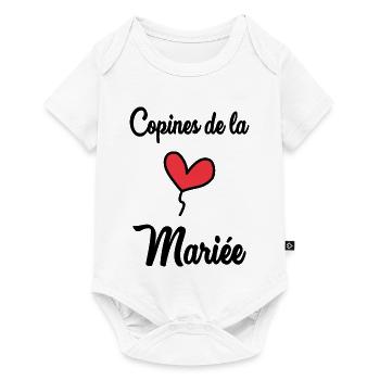 BRIDE'S GIRLFRIENDS - Baby Premium short-sleeve bodysuit - white - Front