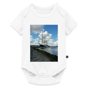JensJensen - Baby Premium Kurzarmbody - Weiß - Vorne