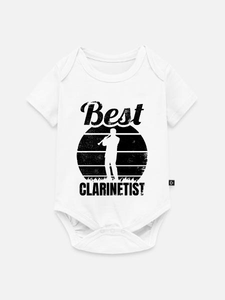 Klarinettist - Baby Premium Kurzarmbody - Weiß