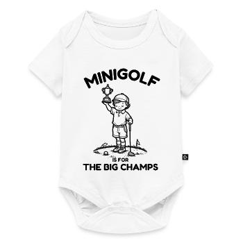 -golf pour enfants - Body à manches courtes Premium Bébé - blanc - Devant