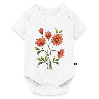 Fleur - Body à manches courtes Premium Bébé - blanc - Devant
