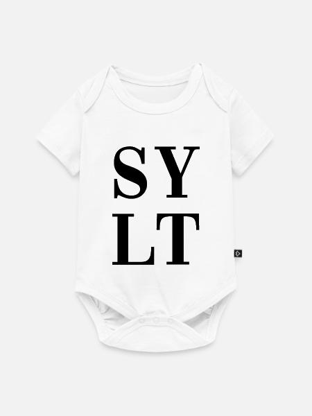 Sylt - Nordsee - Deutschland - Westerland - Baby Premium Kurzarmbody - Weiß