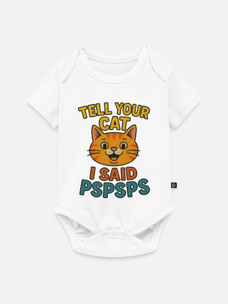 PSPSPS - Baby Premium Kurzarmbody - Weiß
