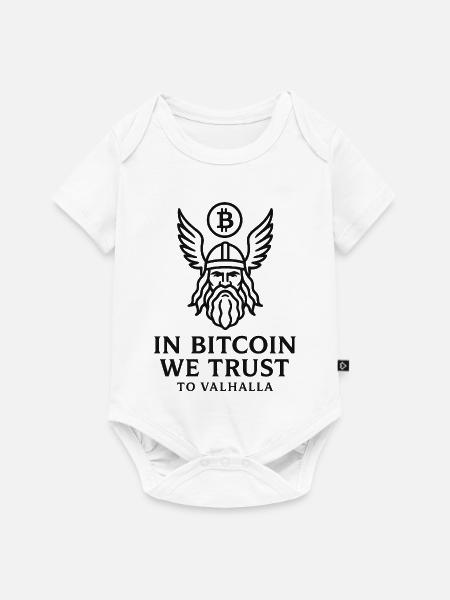 Bitcoin Valhalla - Baby Premium Kurzarmbody - Weiß
