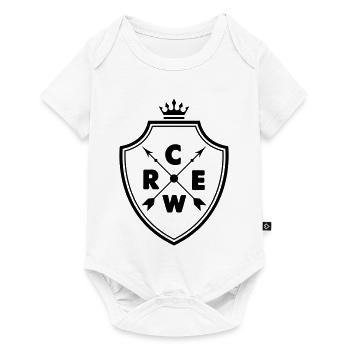 crew_wappen - Body à manches courtes Premium Bébé - blanc - Devant
