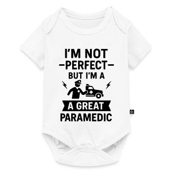 Super paramedic rescue - Baby Premium short-sleeve bodysuit - white - Front
