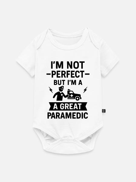 Super Sanitäter Rettung - Baby Premium Kurzarmbody - Weiß