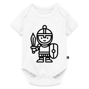 warrior - Baby Premium short-sleeve bodysuit - white - Front