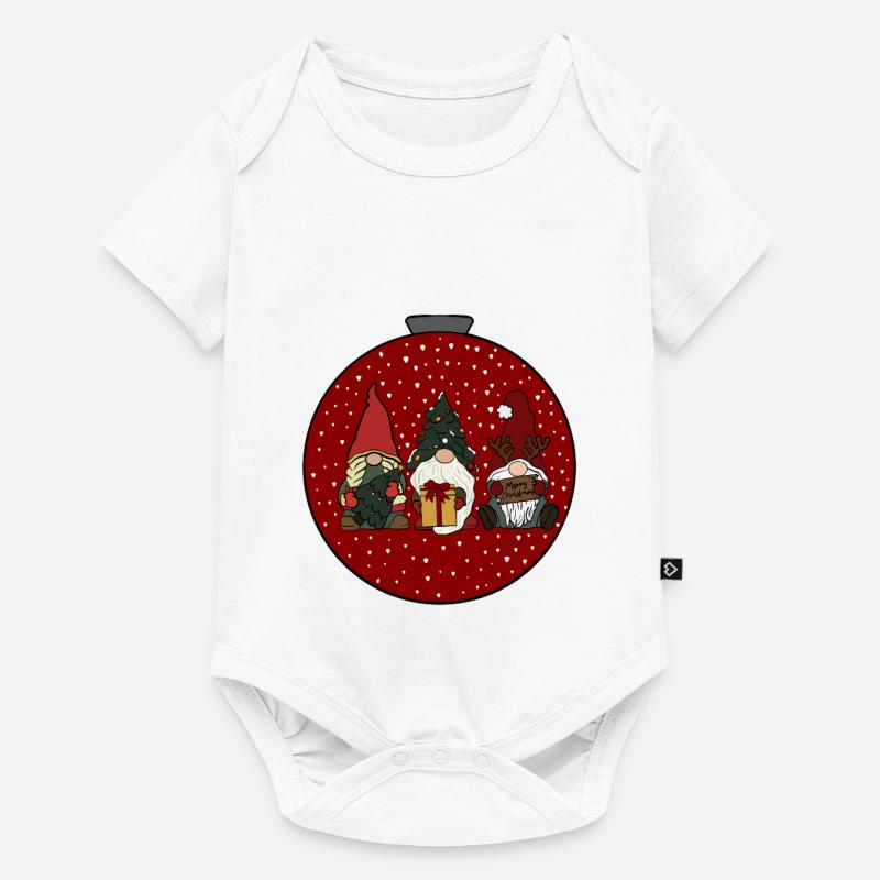Weihnachtskugel  - Baby Premium Kurzarmbody - Weiß