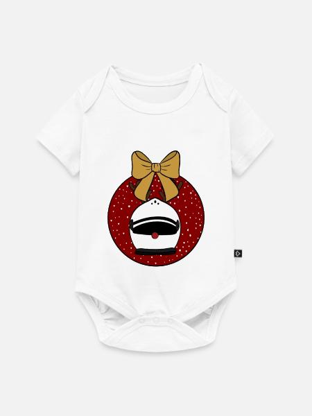 Weihnachtskugel - Baby Premium Kurzarmbody - Weiß
