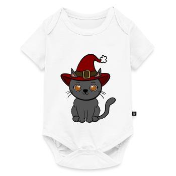 Cat Christmas - Baby Premium short-sleeve bodysuit - white - Front